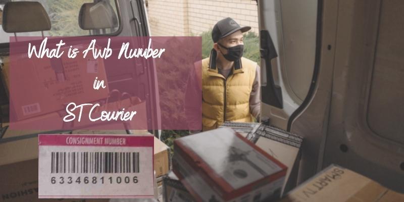 What is Awb Number in ST Courier
