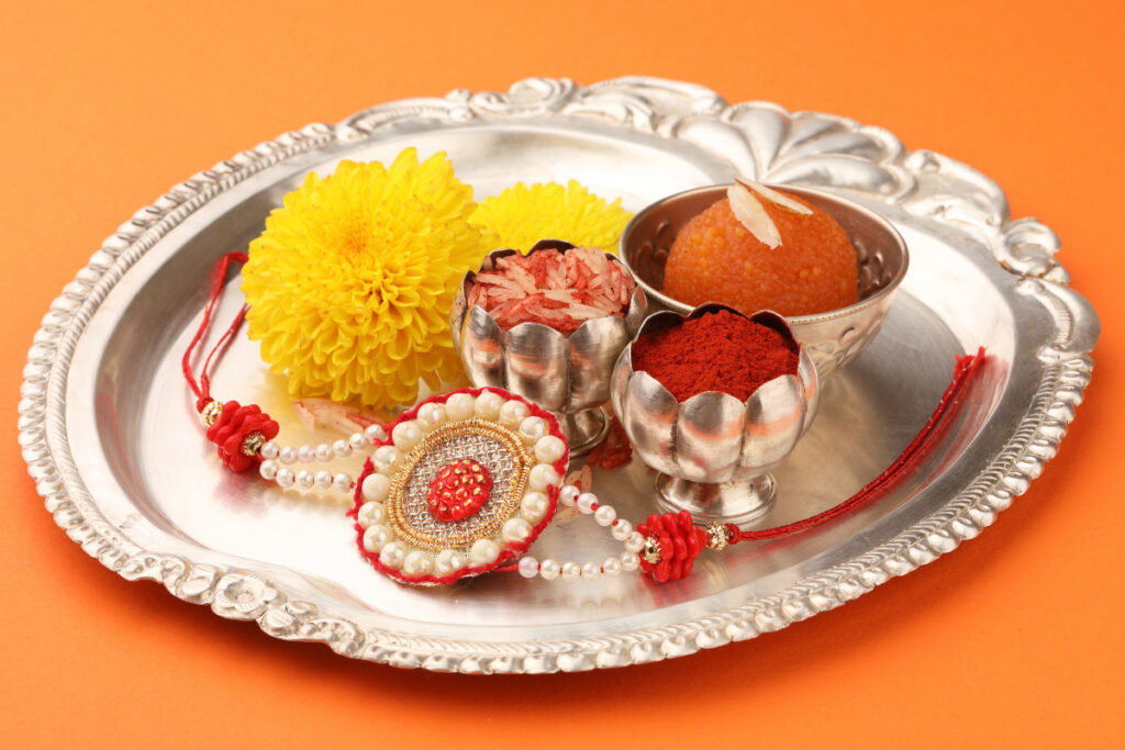  Create a rakhi gift basket and send through st courier